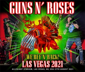 NEW GUNS N' ROSES LAS VEGAS 2021   3CDR 　Free Shipping