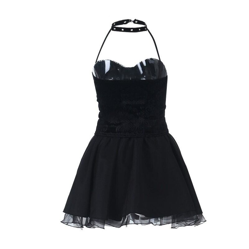 Corset halter one-piece r0185