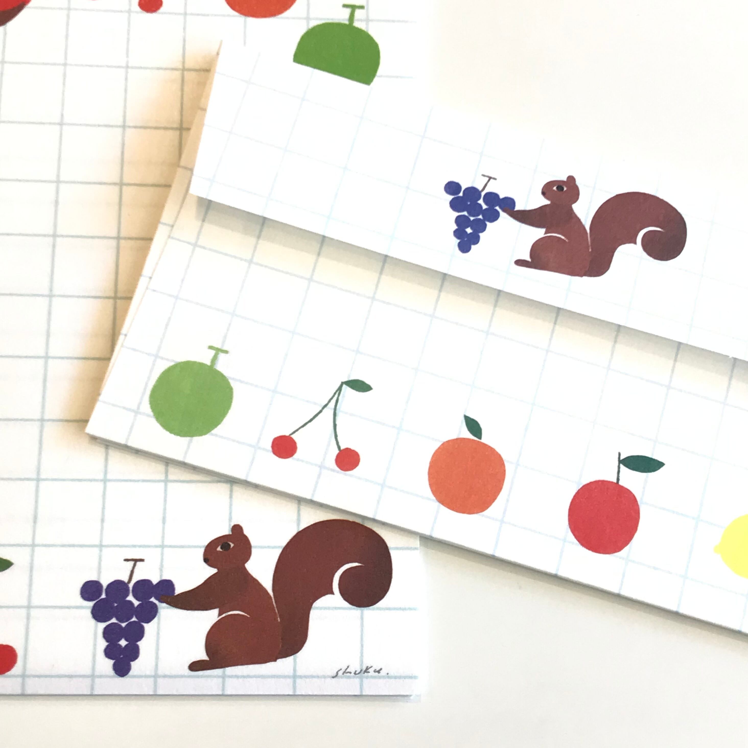 西淑 レターセット Fruits | Macaroni