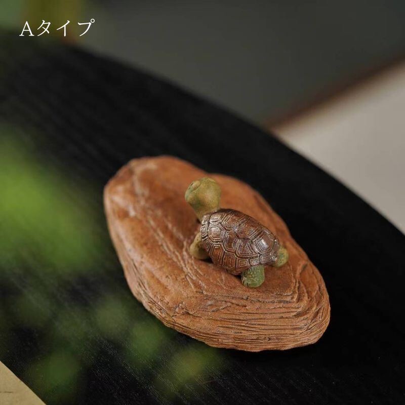 亀 香立て 置物 風水 お香立て インセンスホルダー 卓上置物 かめ