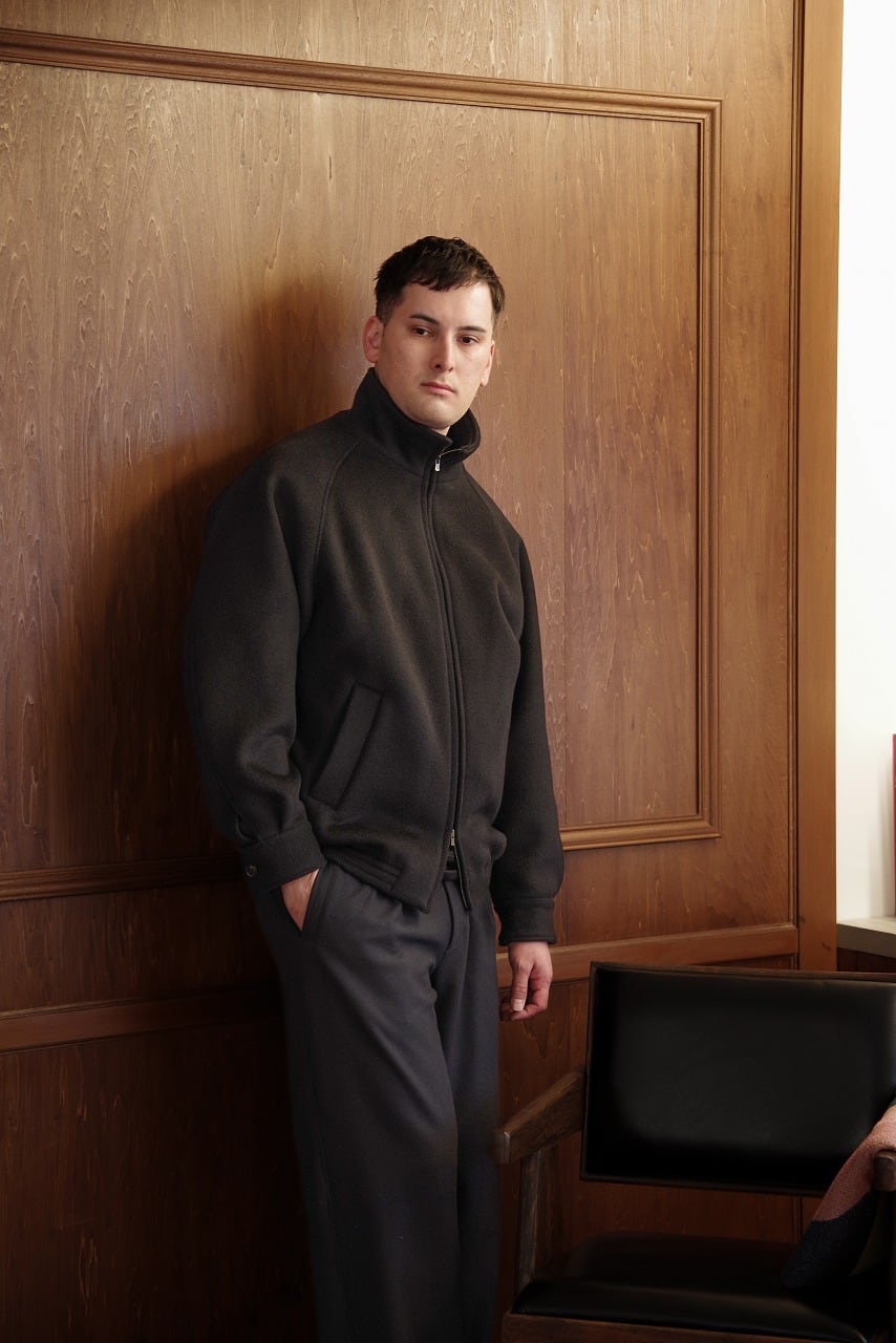 Victorian Wool Zipped Short Jacket
