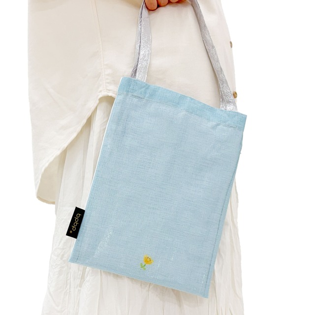 【Aiko Fukawa】BOIL LAYERED MINI TOTE BAG ボイル生地 レイヤード ミニトートバッグ -BOUQUET- RABBIT & CAT