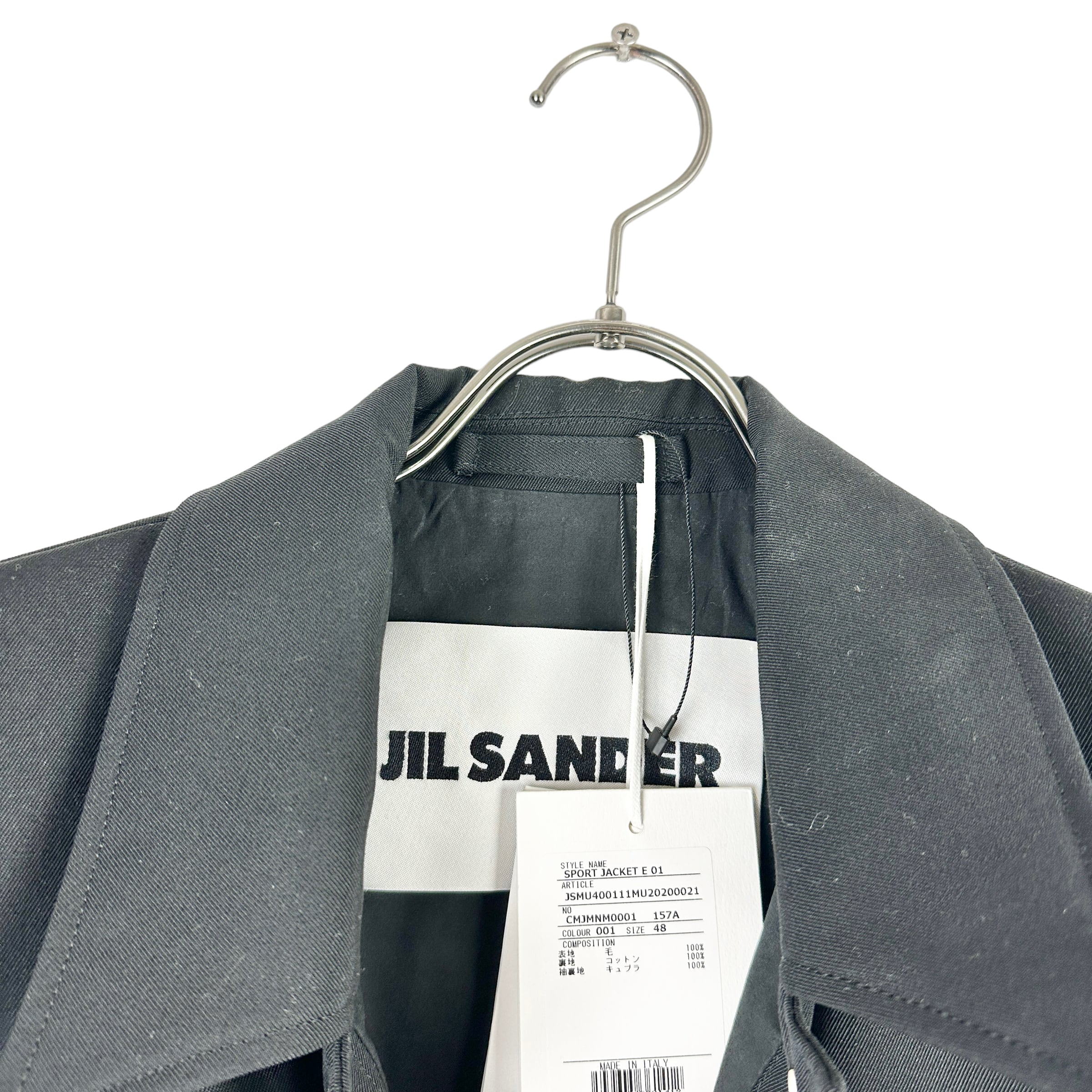 JILSANDER(ジルサンダー) no bottom shirt jacket (black) | command+enter