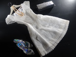 ★9号☆シルク100％☆光沢オ－ガンジ－ワンピ(OPN5037)