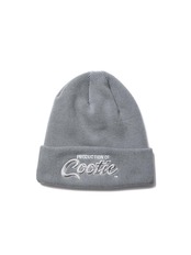 Embroidery Dry Tech Big Cuffed Beanie (PRODUCTION OF COOTIE) - Ash Gray -