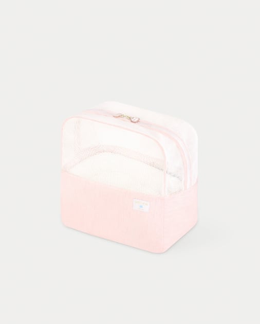 予約【seoru】 Letter bag up mesh (Pink)