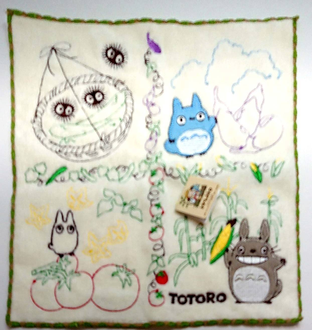 トトロ刺繍タオルハンカチ | bepop