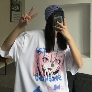 【トップス】アバンギャルドプリント個性派Ｔシャツ217261000N