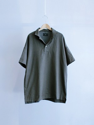 Garage.U.W  SULFER DYE PULLOVER SHIRT BLACK