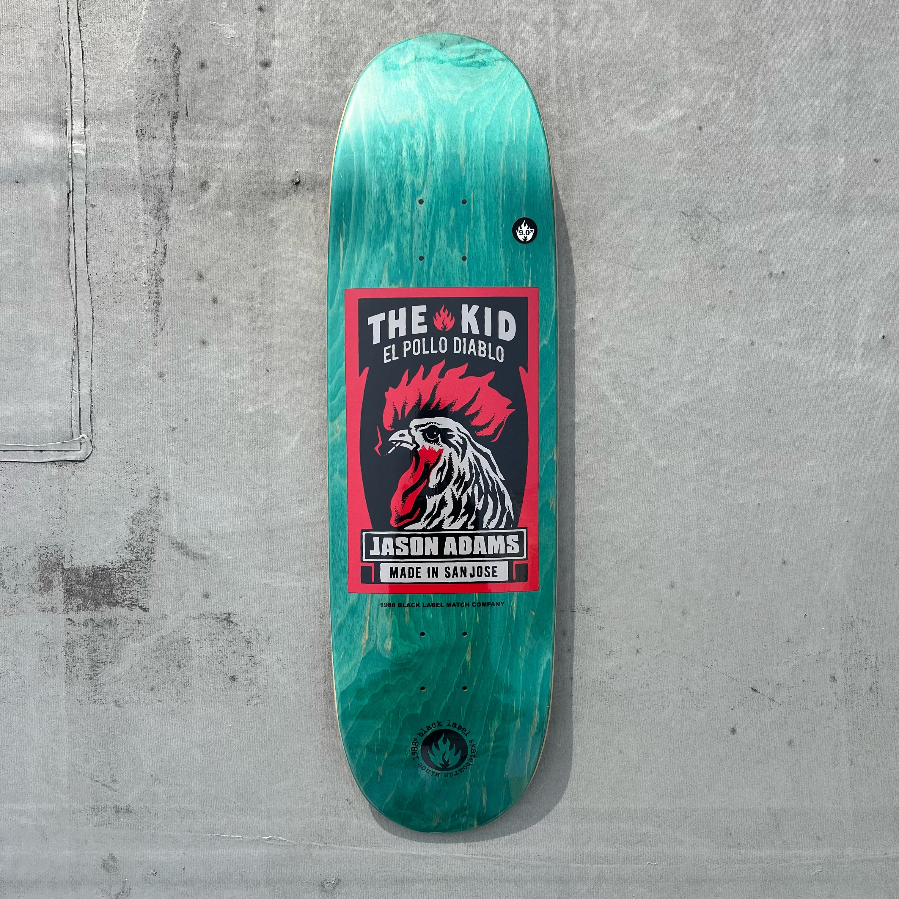 BLACK LABEL JASON ADAMS CURB SHARK blue COSTOM 9.5 ブラック