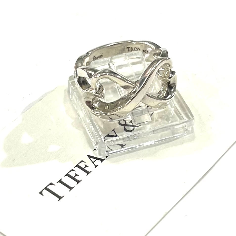 TIFFANY & Co.】【11号】T2800 パロマ・ピカソ ダブルラビングハート