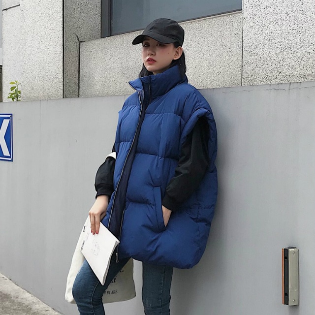 ベスト ジャケット オーバーサイズ ボーイッシュ ダウンベスト 韓国ファッション オルチャン デッカイ服 ユニセックス 冬アウター Emarkitekt ベスト ジャケット オーバーサイズ ボーイッシュ ダウンベスト 韓国ファッション オルチャン デッカイ服 ユニセックス 冬アウター Emarkitekt