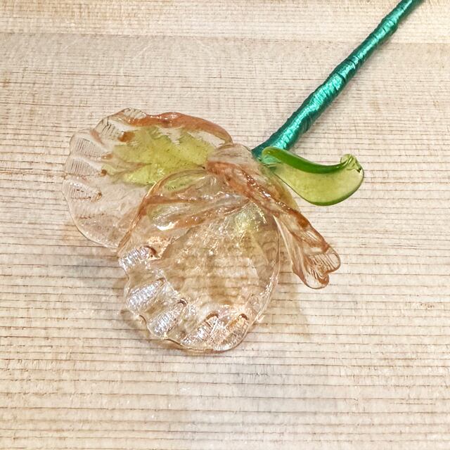 Item974 【キット】ヴェネチアンガラス ローズ ガラスの薔薇 Sサイズ