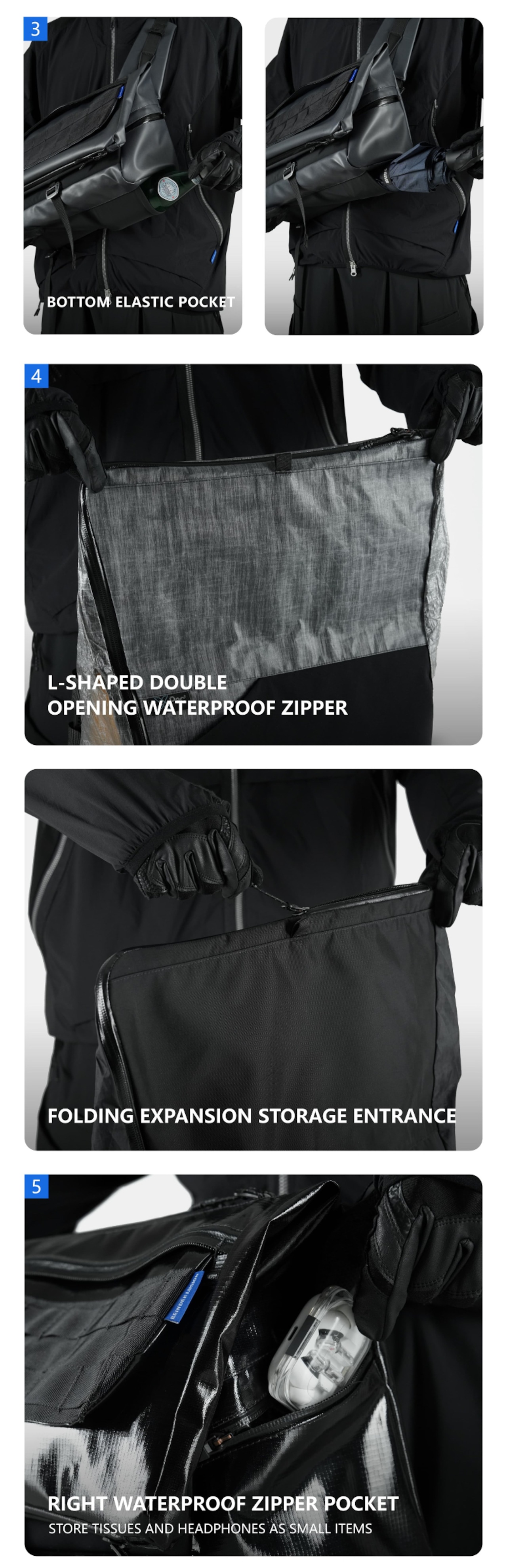 REINDEE LUSION 25SS コクーンブレーカータクティカル メッセンジャーバッグ