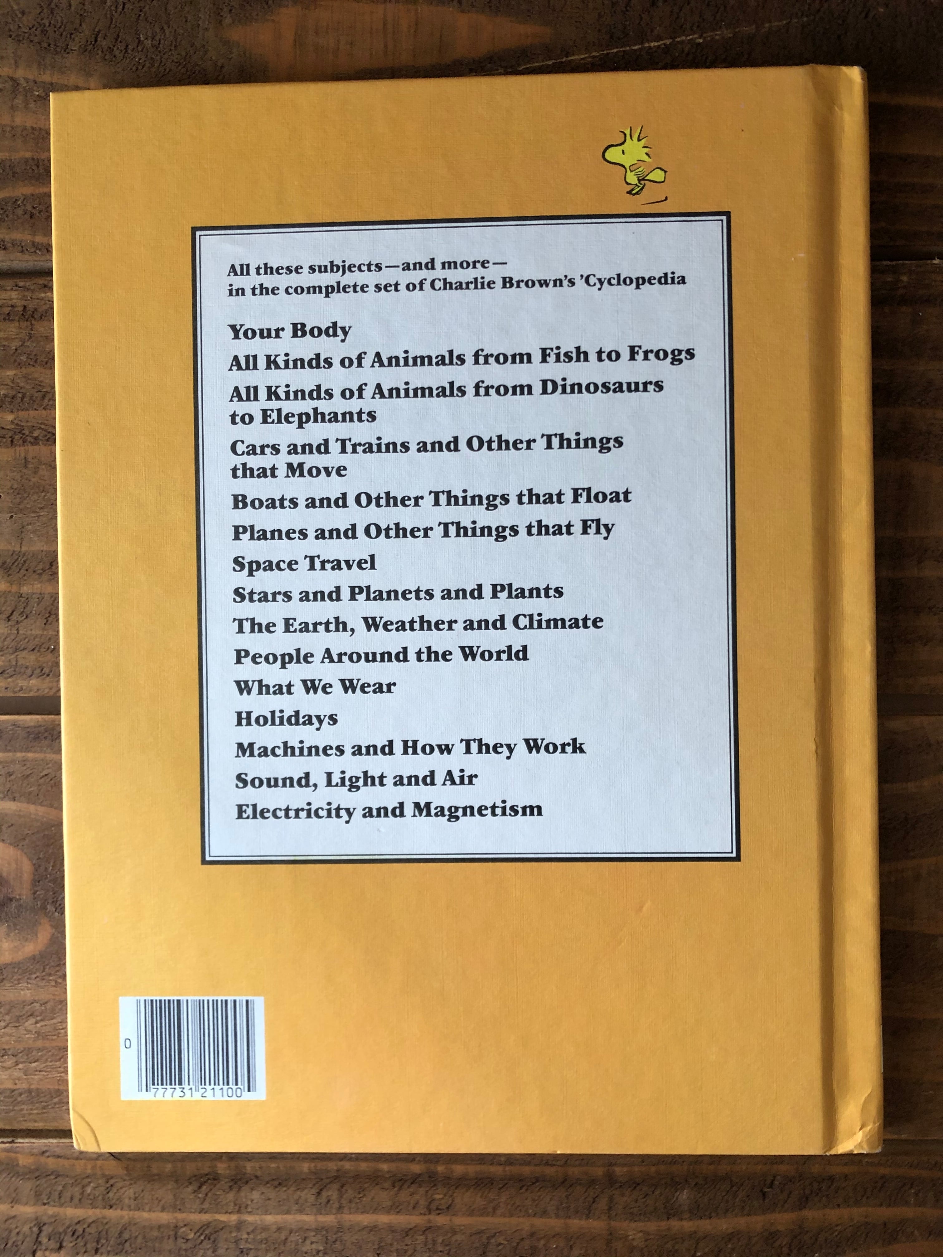 VINTAGE SNOOPY BOOK/チャーリーブラウン スヌーピー 百科事典 絵本