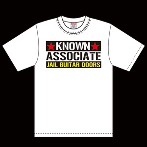 T-SHIRT「KNOWN ASSOCIATE」WHITE