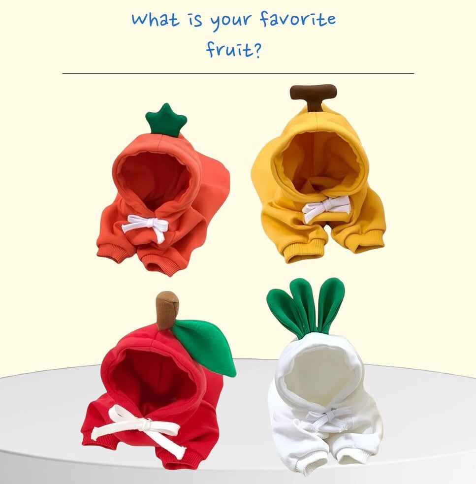 予約【songpyeon】Fruit Hoodie (4Color)