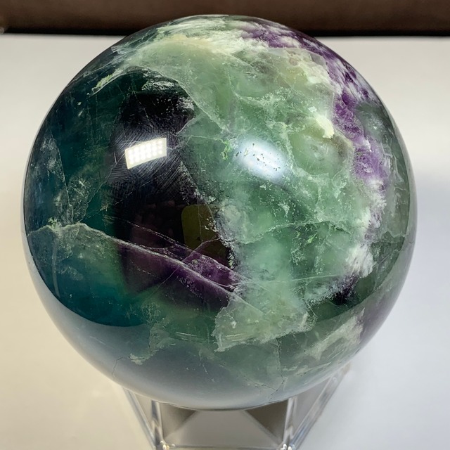 大玉・エンジェルフェザーグラデーションフローライト スフィア