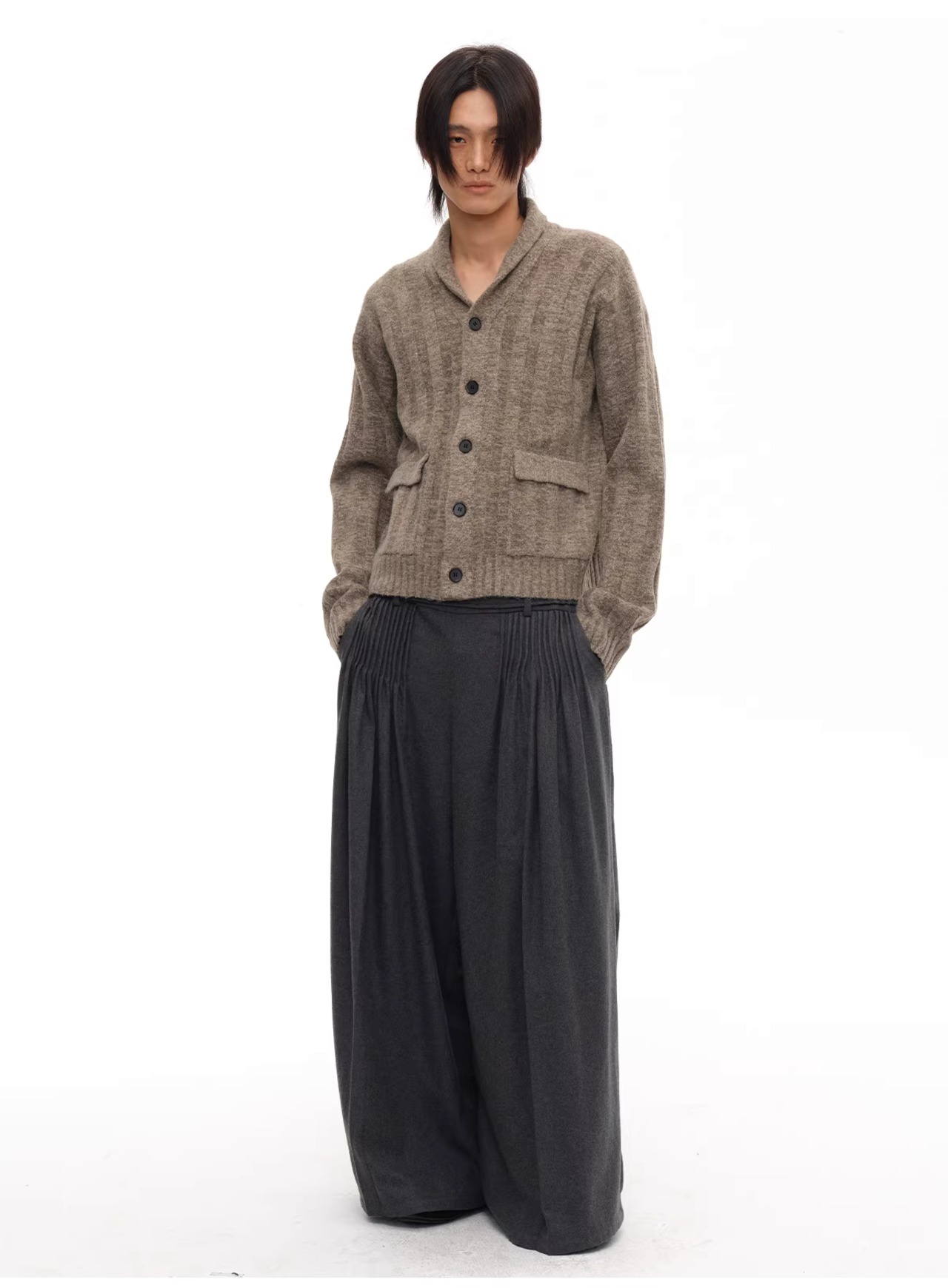 JCAESAR STUDIO Heavy Shawl Cardigan