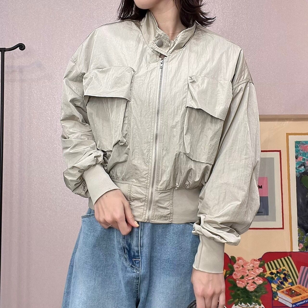 胸ポケットスタンドブルゾン　23000円