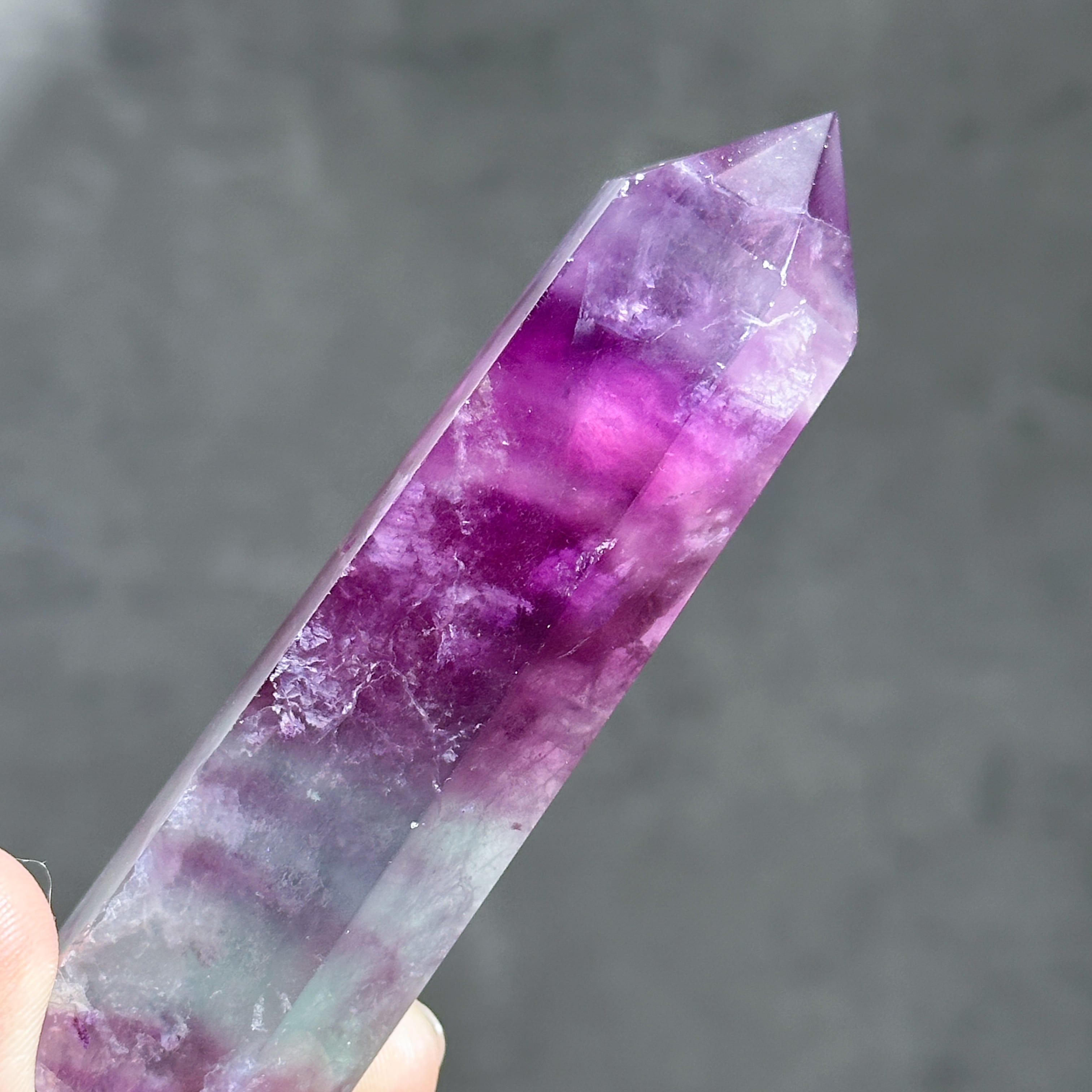 レインボーフローライト タワー12◇ Rainbow Fluorite ◇天然石・鉱物