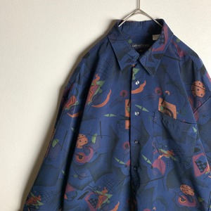 ~"long sleeve shirt" allover pattern~