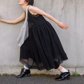 “Le poete”レタープリントラージショルダーバッグ W0115