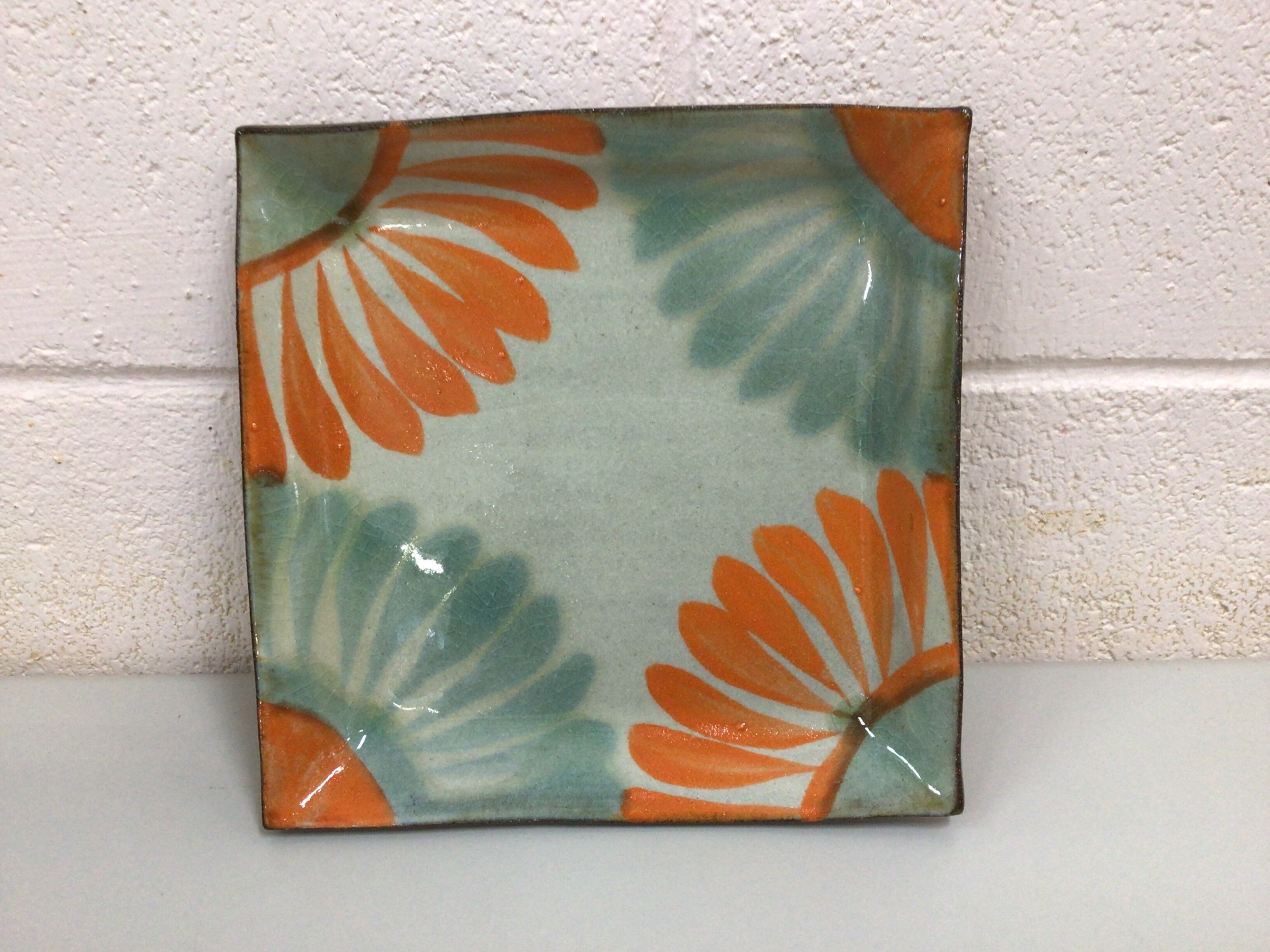 正角皿 | 陶芸工房ふじ