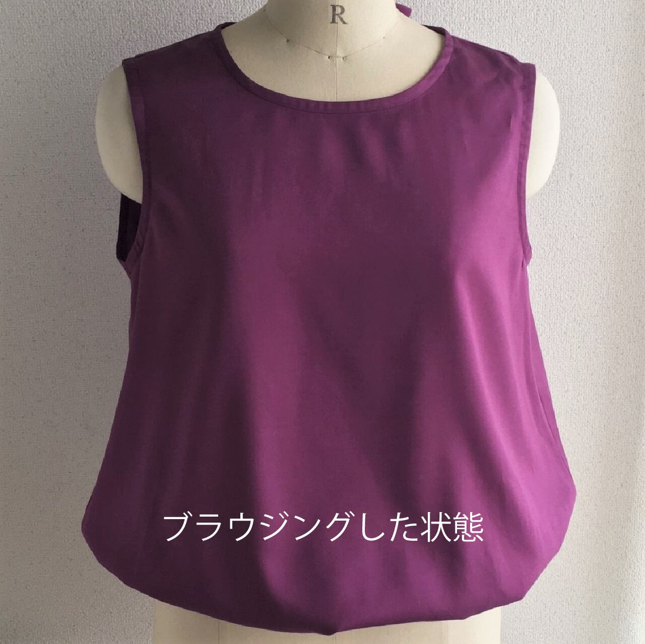 夏ブラウス ノースリーブブラウス レディース M Lサイズ 型紙 作り方のセット Sh 1906 子供服の型紙ショップ Tsukuro ツクロ