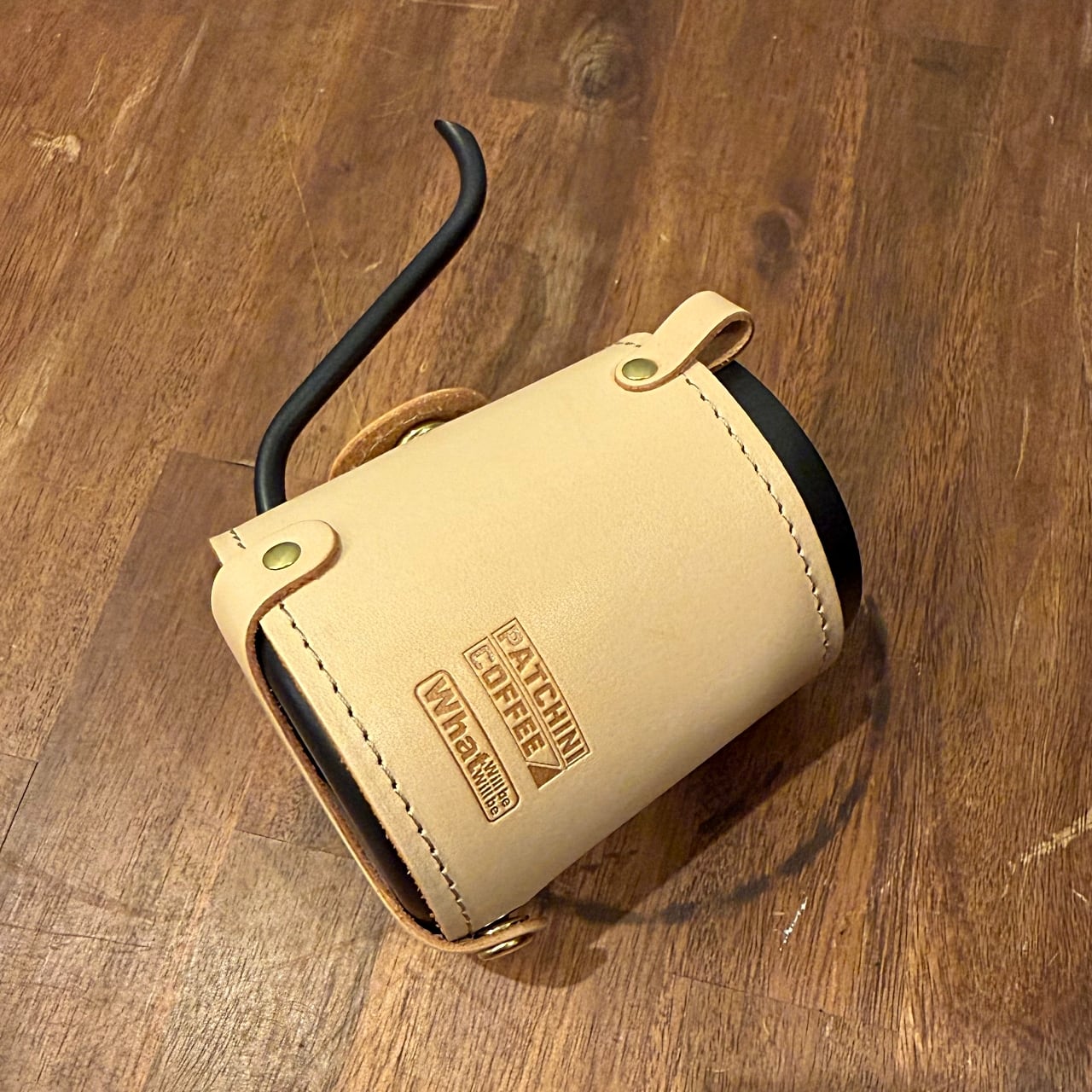 Coresドリップポット用ヌメ革カバー | 自家焙煎珈琲豆 パッチーニコーヒー