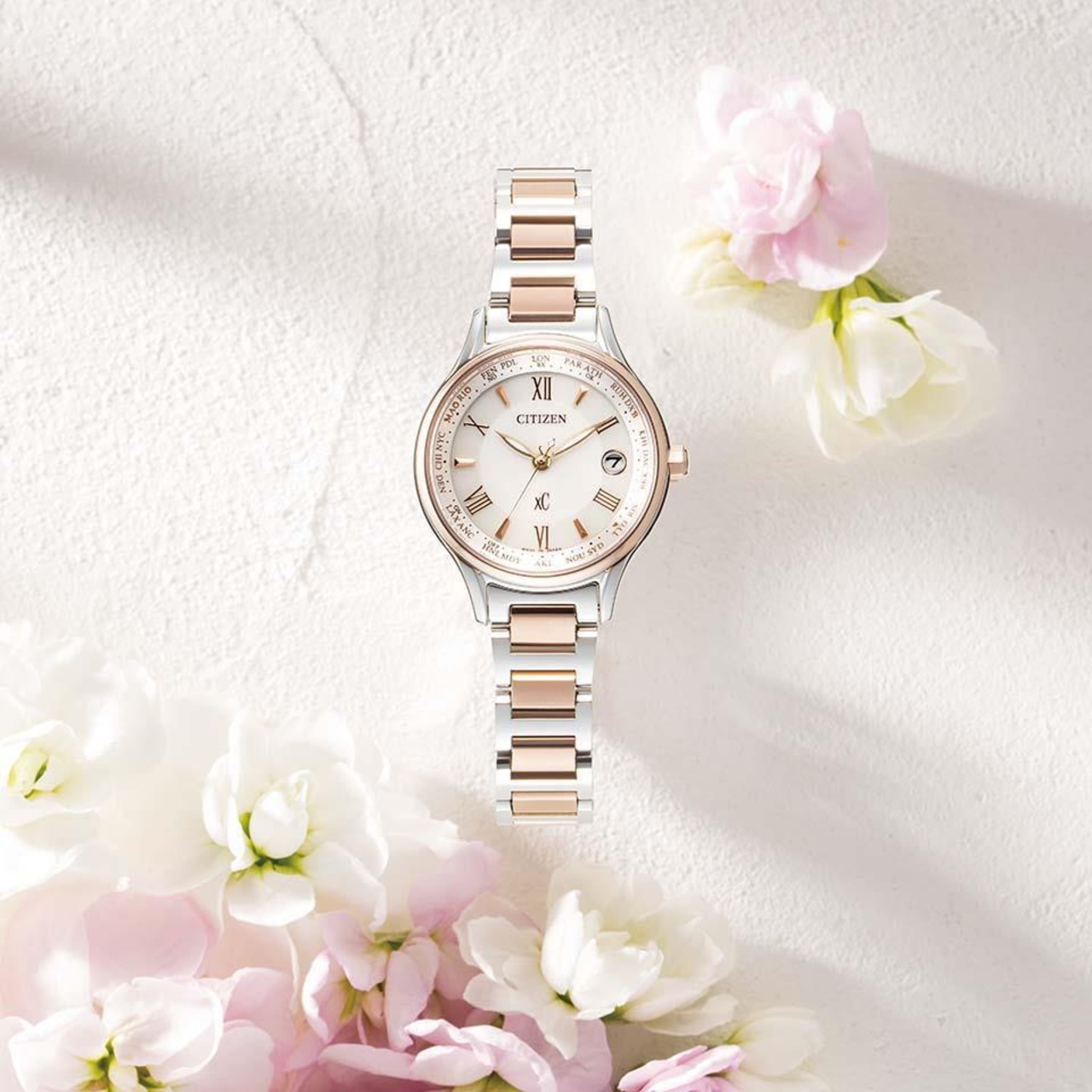 CITIZEN xC シチズン クロスシー エコドライブ 電波時計 ハッピー  