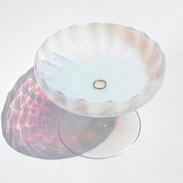 Opal glass plate