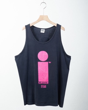 "Levi's" good faded print tank / Made In USA