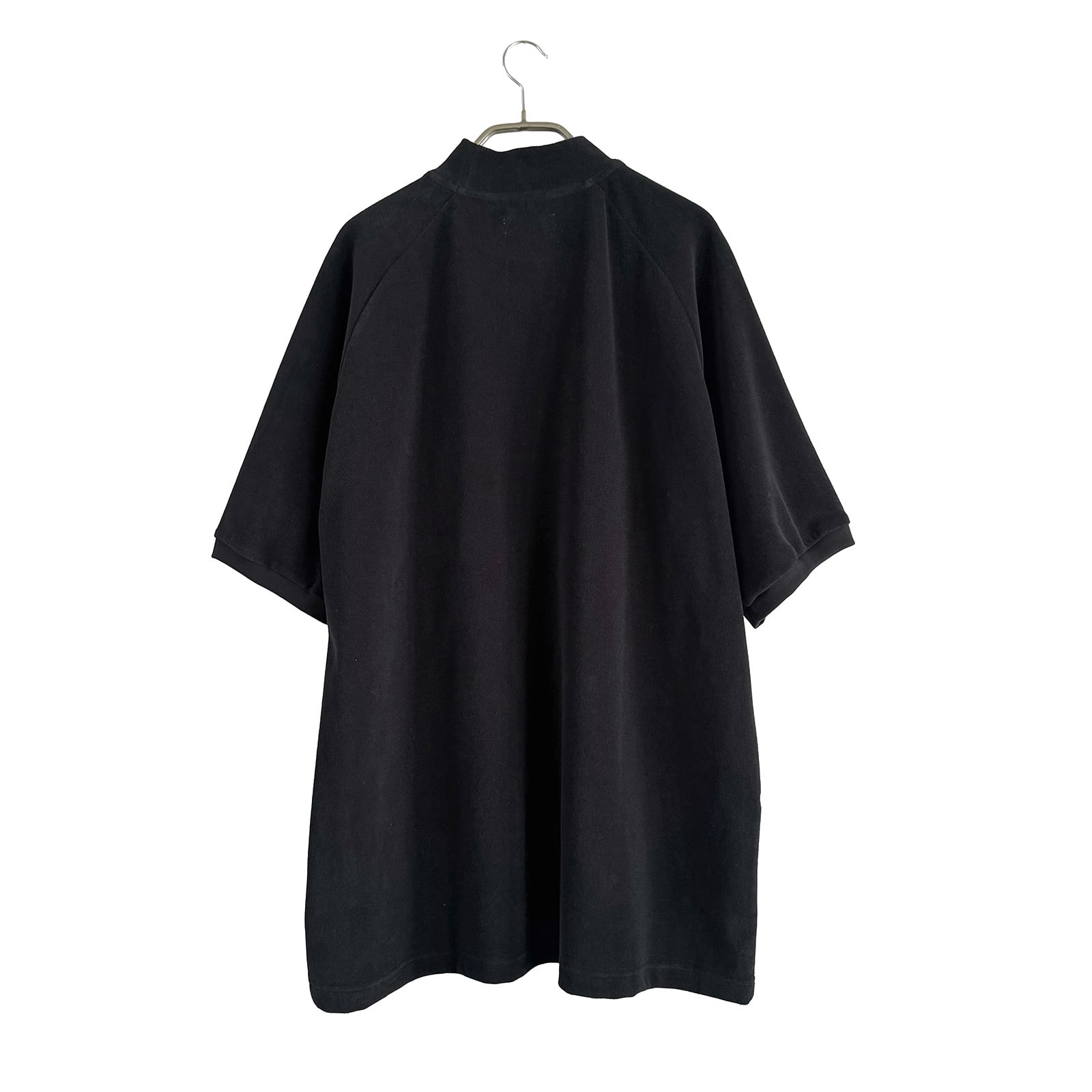 希少！オーガニックパイル　8gshoot MOCKNECK SHIRT黒 HIGH GAUGE PILE MOCK NECK SHIRT -BLACK- | 8G SHOOT WEBSTORE