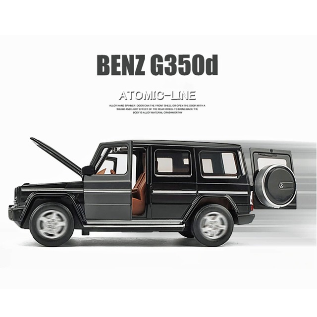 メルセデス ベンツ G350 1/32 ミニカー 全3色 ライト点滅 エンジンサウンド 合金モデル 模型 ジオラマ