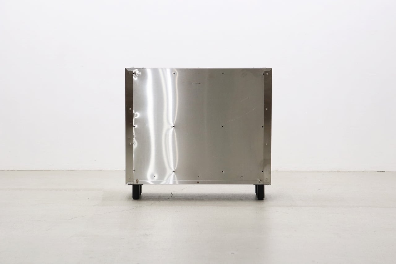 モダン　ステンレス　本棚　シェルフ　キャビネット　収納　飾り棚　サイドボード シェルフ ラック 4段 キャビネット 本棚 オシャレ 食器棚 リビング