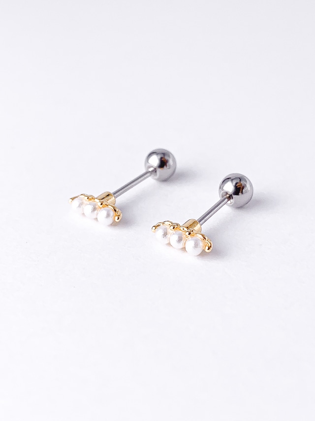 petit 3 pearls (金属アレルギー対応)
