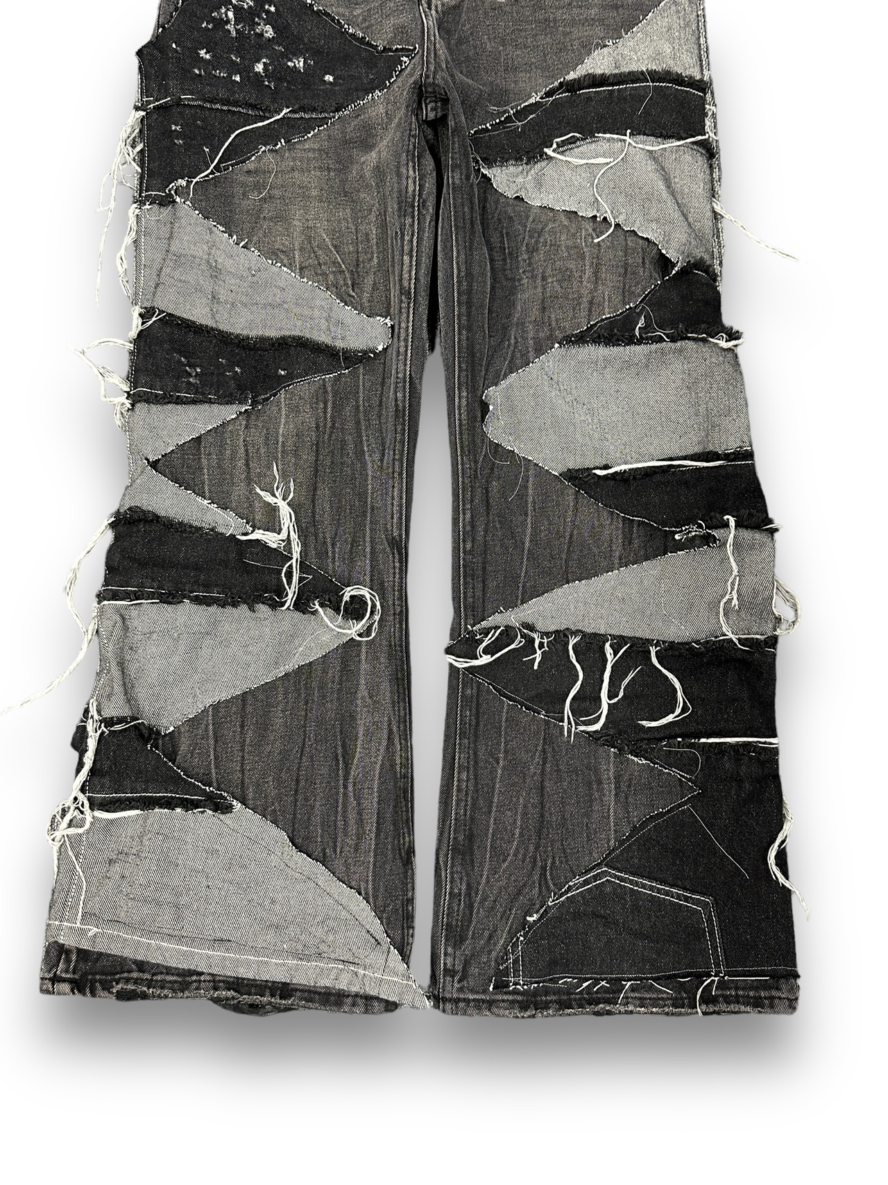 【DESTRUCION9】destrucion flare denim pants