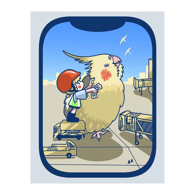 かばよし　離陸前