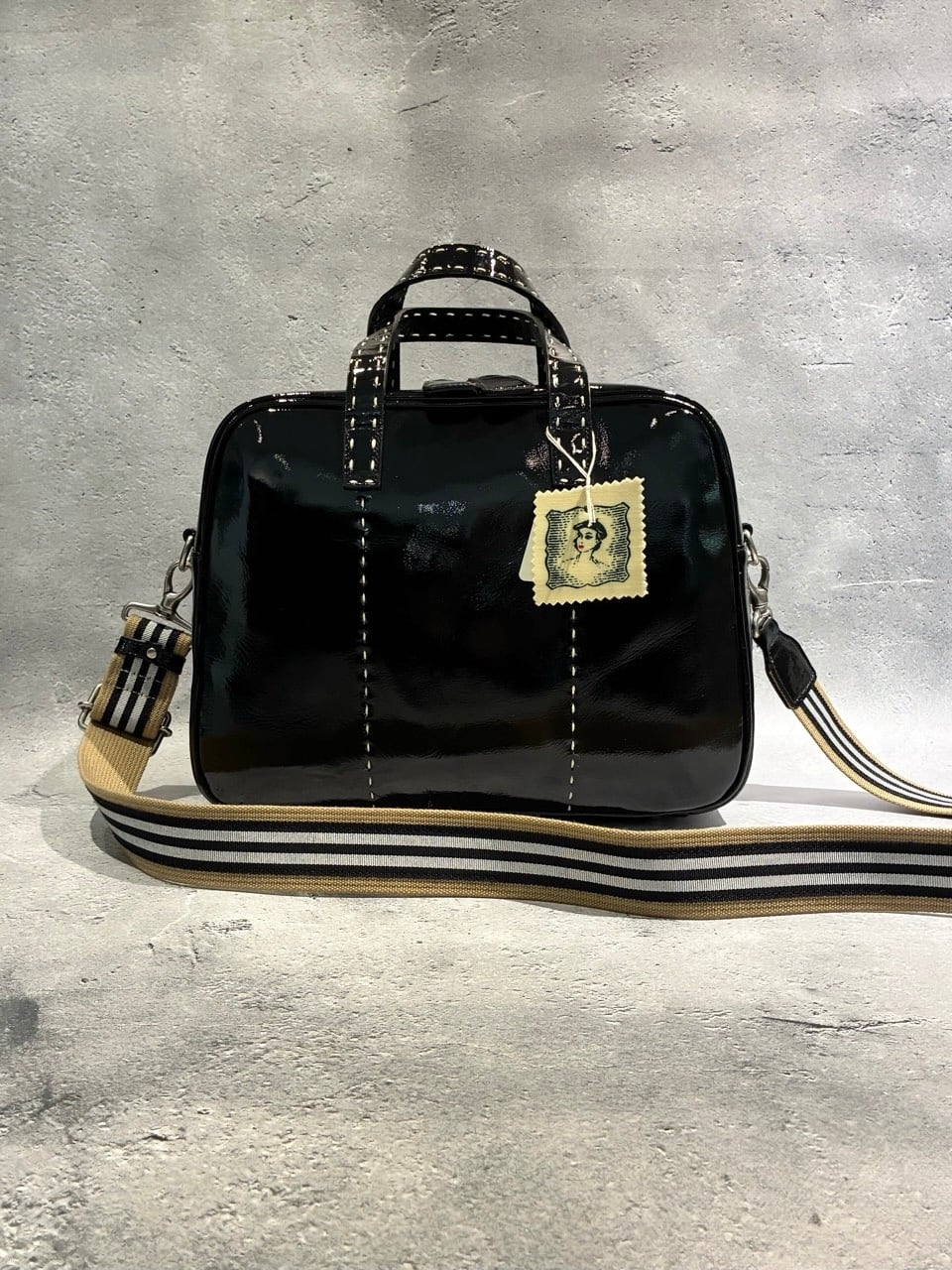 DEUX MILLE ドゥミル 2wayミドルサイズボストン［BLACK] | arti