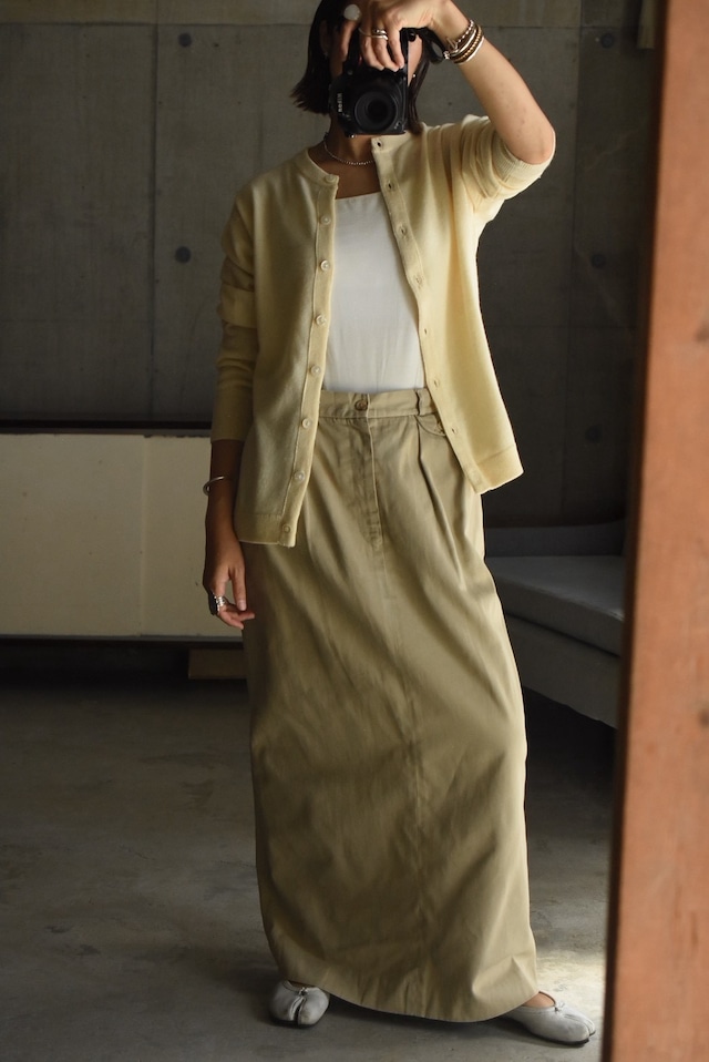 OK/80's "Ralph Lauren" 2tuck chino skirt