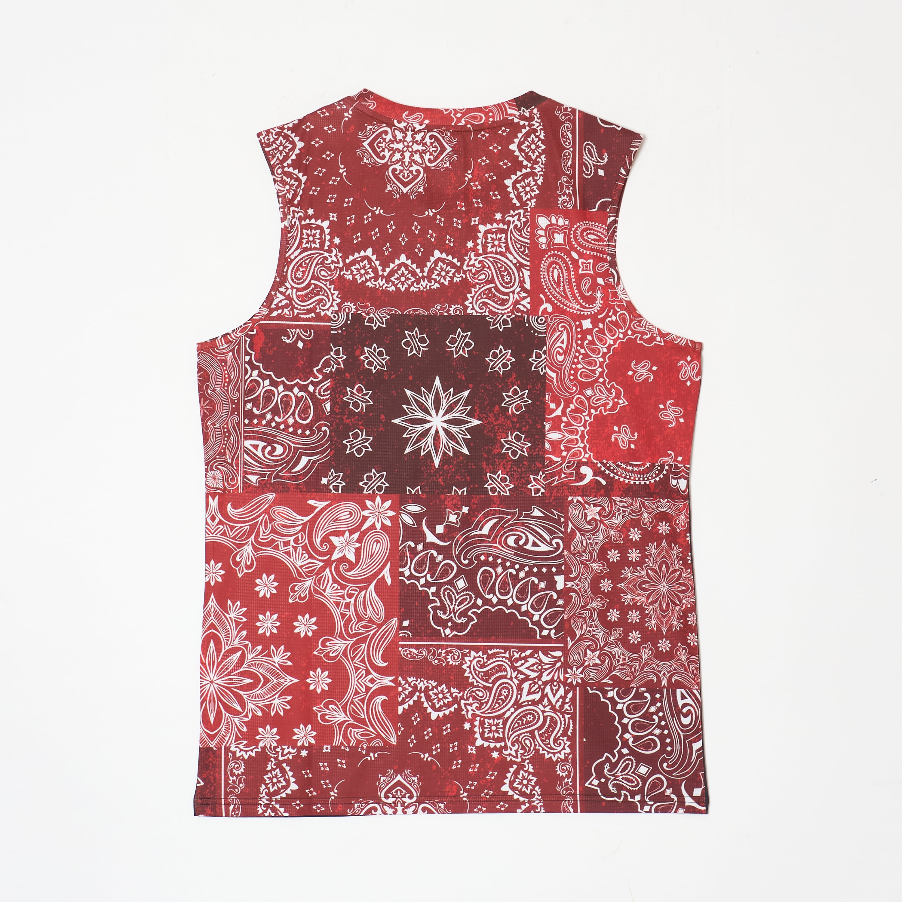 美品✦BRIEFING ✦ノースリーブモックネックシャツ ✦レッド✦M JINGER】メンズ ノースリーブシャツ【JM-6028/RED】 | JINGER