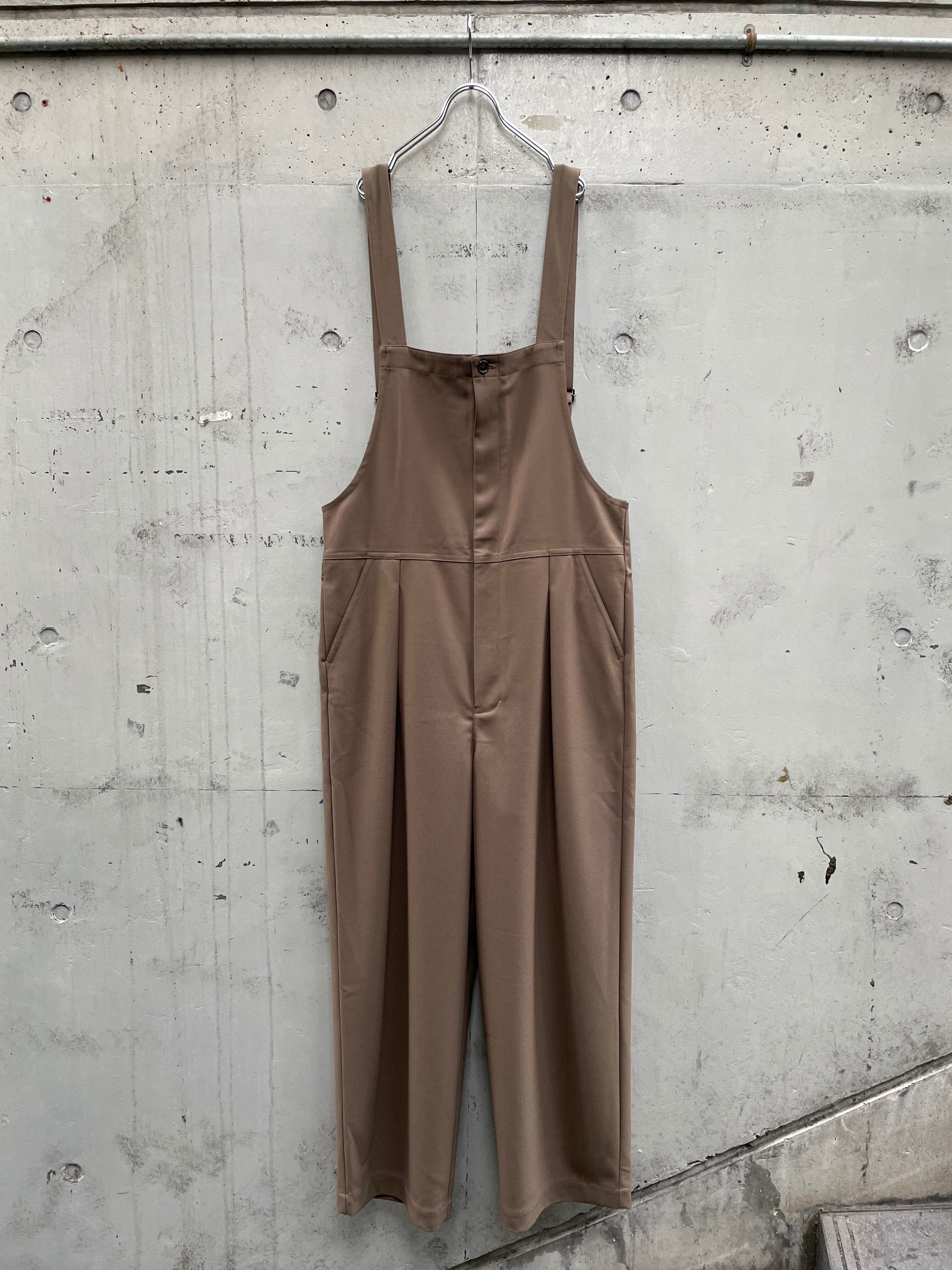 『VOAAOV』vintage wool wide overall / BROWN