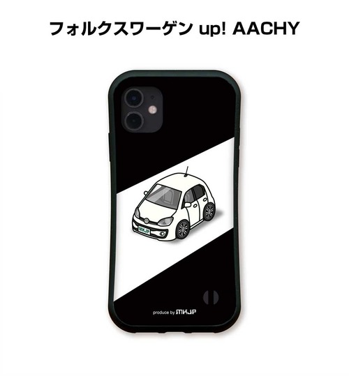 外車 フォルクスワーゲン up! AACHY ボディ25色設定　グリップタイプiPhoneケース