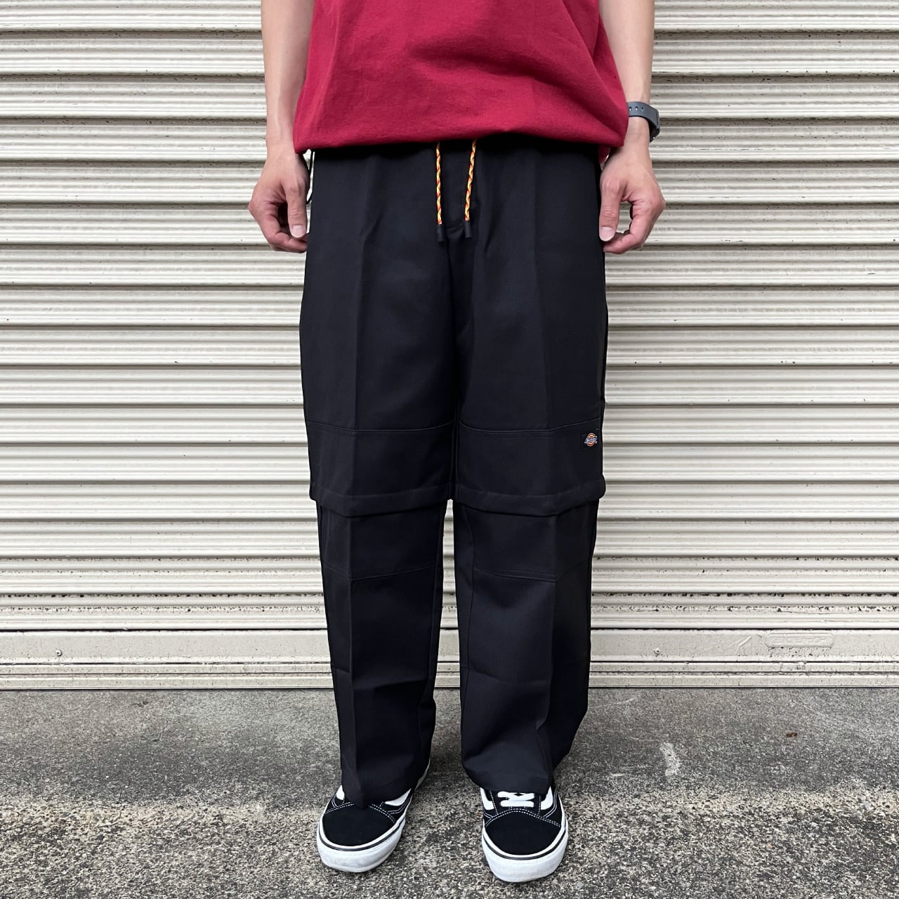 Custom 2way Double Knee Dickies | blank pizza studio