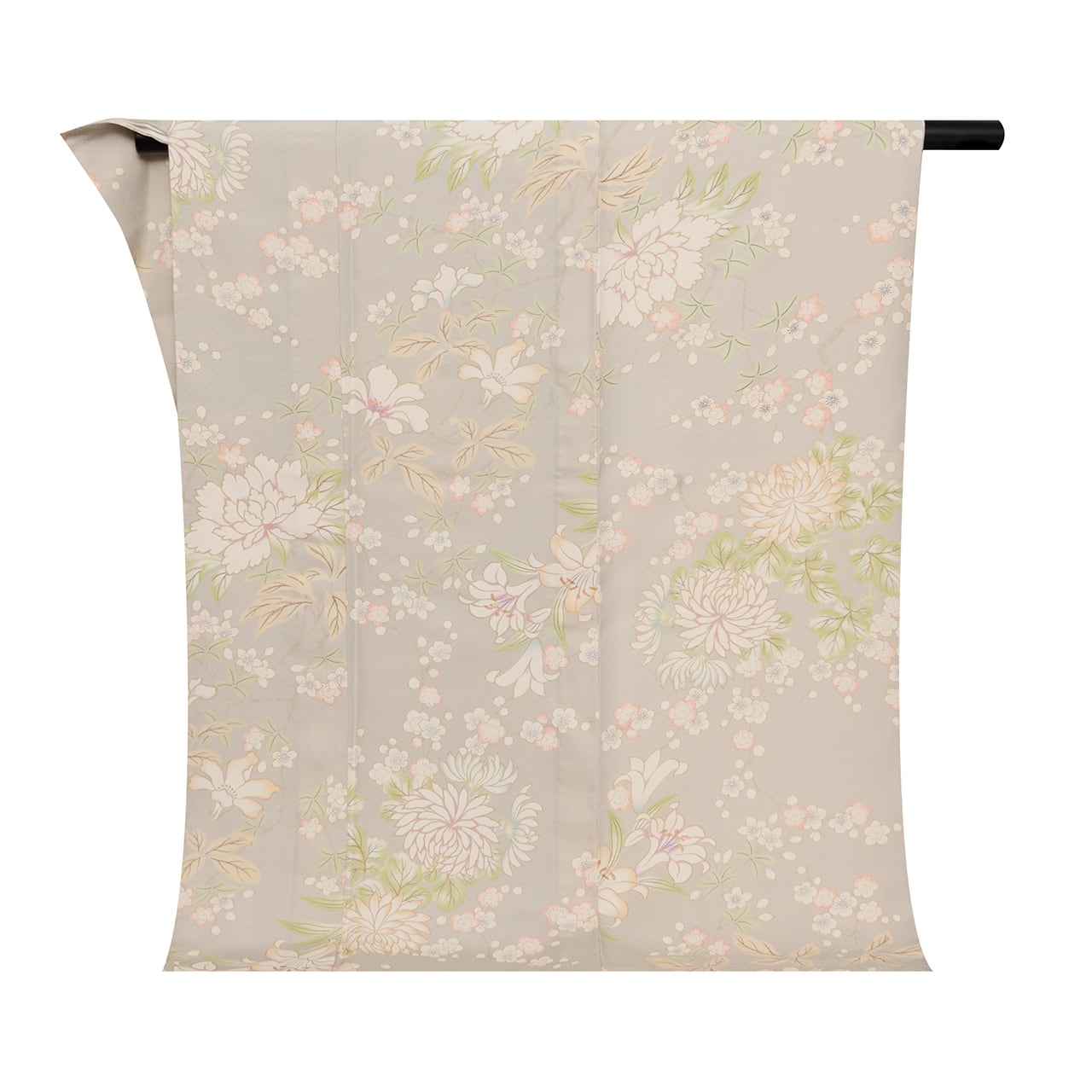 四季のお花の模様 小紋 単衣着物【未着用品】 | かわの屋