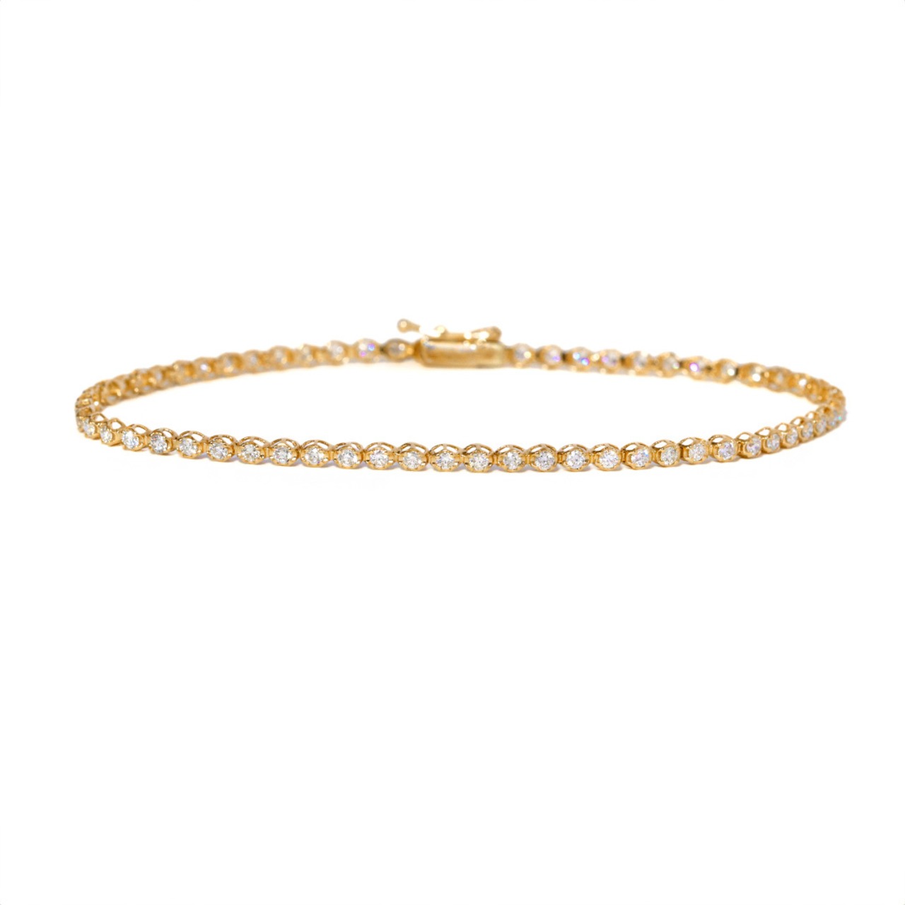 天然ダイヤ(1.0ct)テニスブレスレット・ルーチェ