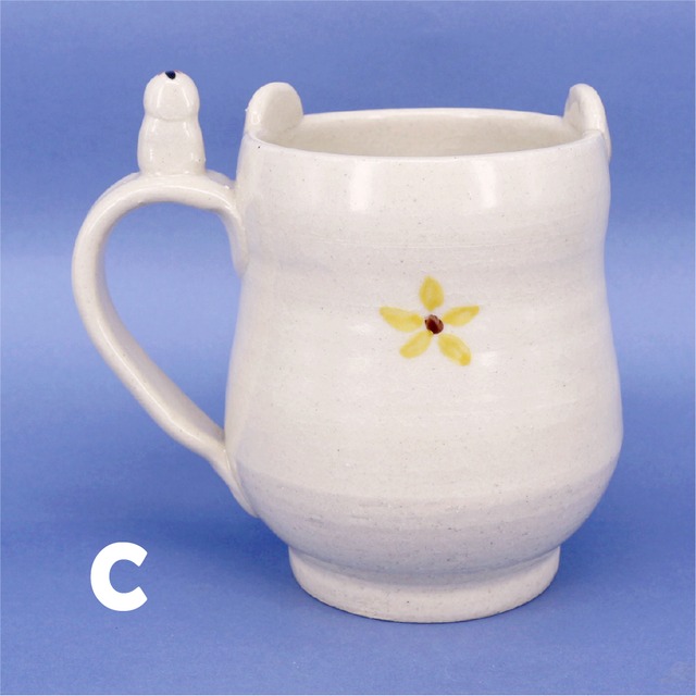 《 鈴木ハツミ 》こけし付きマグカップ　クマ