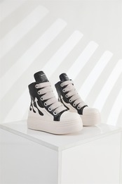 【通常発送】身長高見え設計｜主張しすぎないアロウハイカットスニーカー(SHS00051)