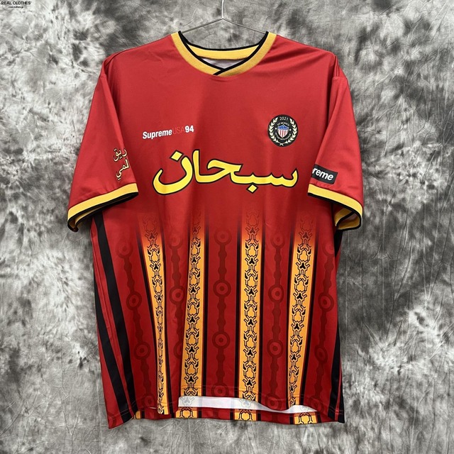 Supreme/シュプリーム【21SS】Arabic Logo Soccer Jersey/アラビックロゴ サッカー ジャージ/半袖 シャツ/L |  REALCLOTHES/リアルクローズ